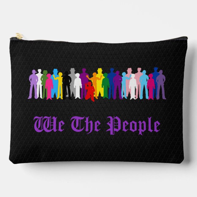LGBT We The People design Accessory Pouch (Front)