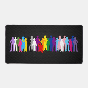 LGBT We The People design Desk Mat
