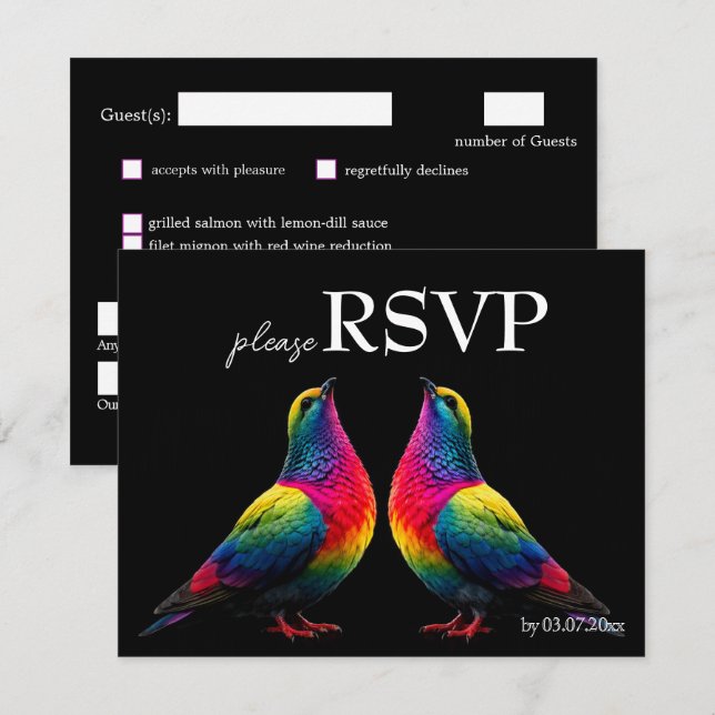 LGBT With menu – Doves of Promise (Front/Back)