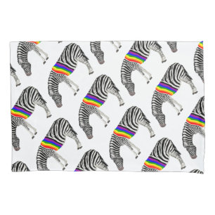 LGBT Zebra Pillowcase
