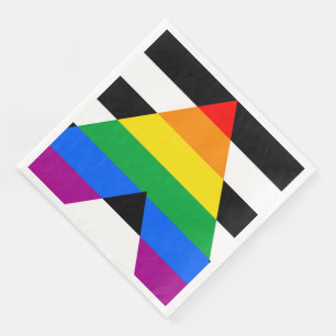 LGBTQ+ Ally Flag Napkin