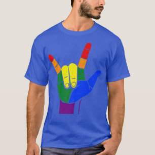 LGBTQ+ American Sign Language (ASL), Gay Pride LGB T-Shirt