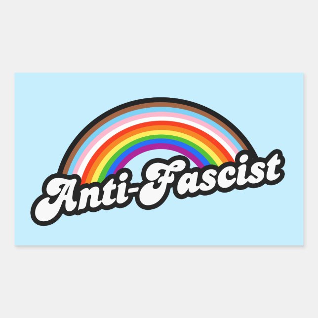 LGBTQ+ Anti-Fascist Sticker (Front)