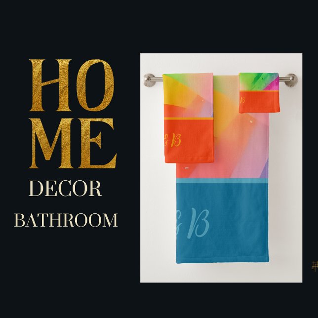 lgbtq colourful rainbow  bath towel set (Creator Uploaded)