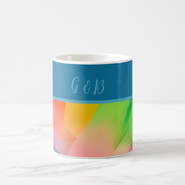 lgbtq colourful rainbow  coffee mug (Center)