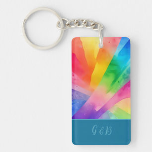 lgbtq colourful rainbow keychain