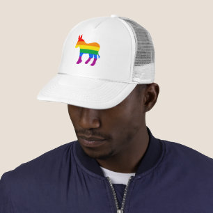 LGBTQ Democrat Pride Trucker Hat