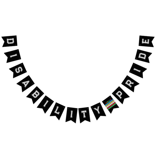 LGBTQ Disability Pride Rainbow Bunting Flags (All)