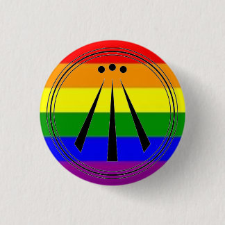 LGBTQ Druid 1 Inch Round Button