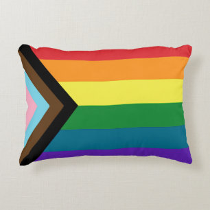 LGBTQ Flag Accent Pillow