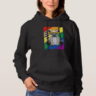 Lgbtq Flag Gay Pride Month Rainbow Lemurs Lgbt Gla Hoodie