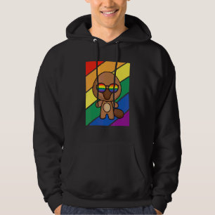 Lgbtq Flag Gay Pride Month Rainbow Platypus Lgbt G Hoodie