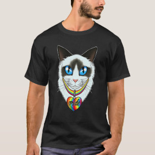 Lgbtq Flag I Gay Pride Flag I Ragdoll Cat 1 T-Shirt