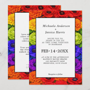🌈 LGBTQ Flourish Together – Classic Invitation