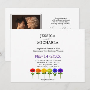 🌈 LGBTQ Flourish Together– Personalized Invitation