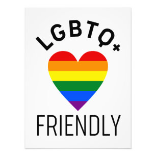 lgbtq friendly pride flag symbol love gay lgbt rai photo print