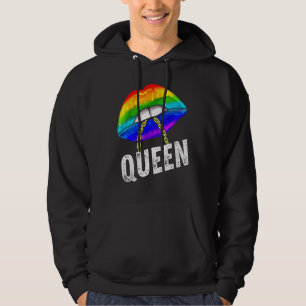 Lgbtq Gay Queen Lips Chain Gay Rights Proud Pride Hoodie