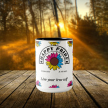 LGBTQ Happy Pride: Sunflower in Pansexual Colours