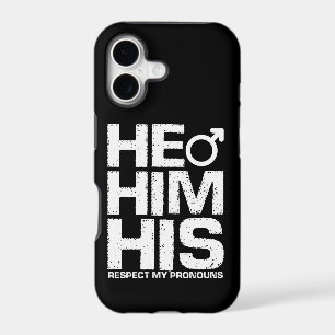 LGBTQ He Him His Respect My Gender Pronouns