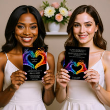 🌈❤️ LGBTQ Heart of Pride wedding