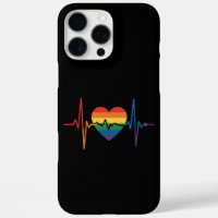 LGBTQ Heartbeats Heart Pride Gay Lesbian Trans Bi
