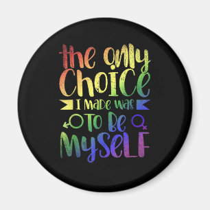 LGBTQ Human Rights Equality Gay Pride Month Gift Q Magnet