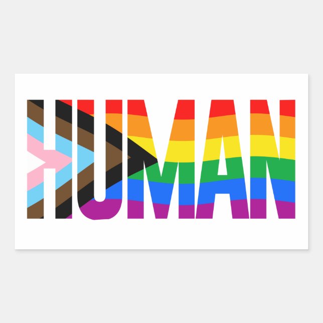 LGBTQ HUMAN STICKER (Front)