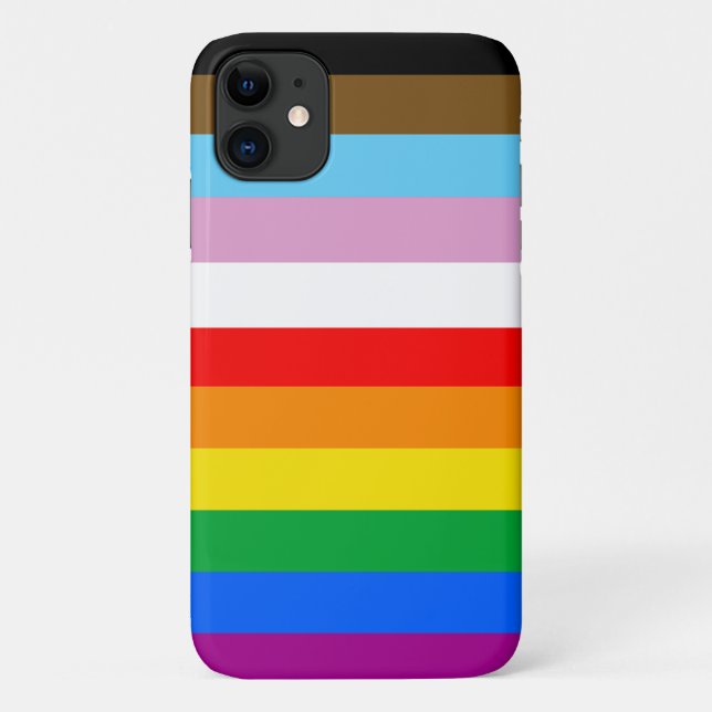LGBTQ+ INCLUSIVE PRIDE FLAG Case-Mate iPhone CASE (Back)