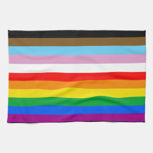 LGBTQ+ INCLUSIVE PRIDE FLAG KITCHEN TOWEL