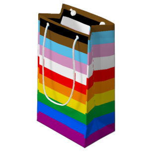 LGBTQ+ INCLUSIVE PRIDE FLAG SMALL GIFT BAG