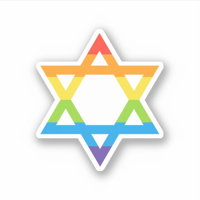 LGBTQ Jewish Israel Star Of David Pride Month (Front)