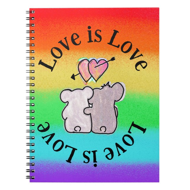 LGBTQ Koala Notebook (Front)