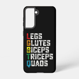 LGBTQ Legs Glutes Biceps Triceps Quads Funny Gym Samsung Galaxy Case