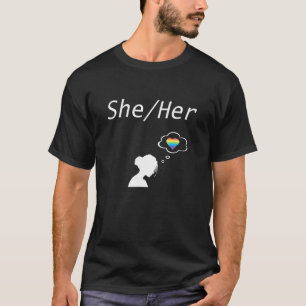 Lgbtq Lesbian Woman Girl Female Transgender Pride  T-Shirt