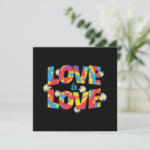 LGBTQ - Love Is Love - Rainbow Colour
