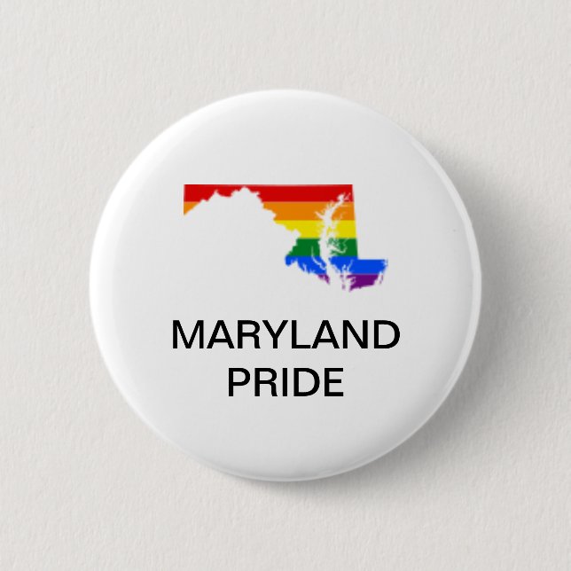 LGBTQ MARYLAND PRIDE BUTTON (Front)