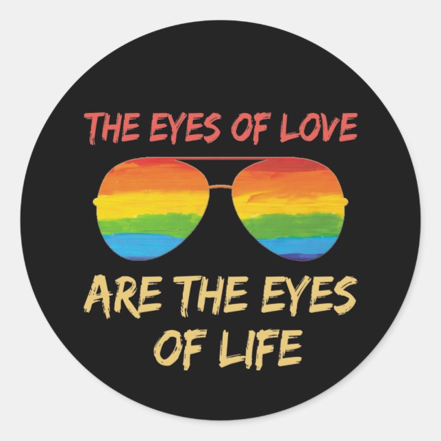 Lgbtq Movement Flag Classic Round Sticker (Front)