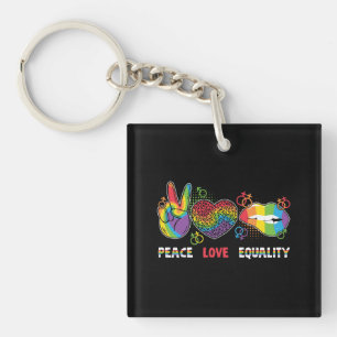 LGBTQ - Paix, Amour, Égalité - Couleurs Arc-en-cie