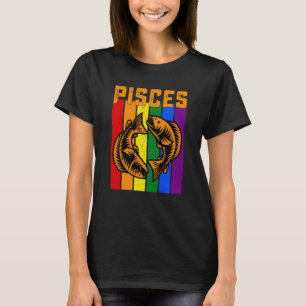 LGBTQ Pisces Zodiac Sign Vintage Astrology T-Shirt