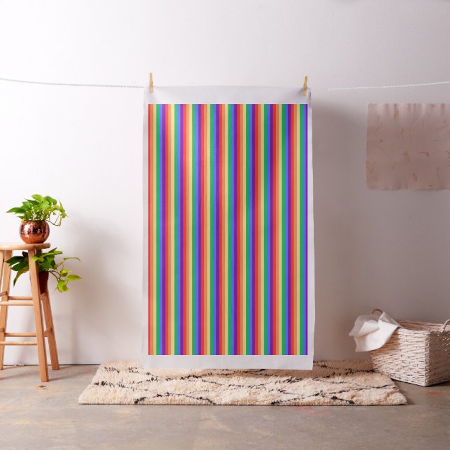 LGBTQ Plus Pride Rainbow Colours Quality Durable   Fabric (In Situ)