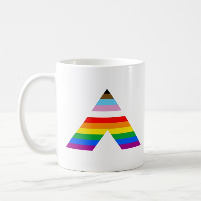 LGBTQ POC Ally Symbol Coffee Mug (Left)
