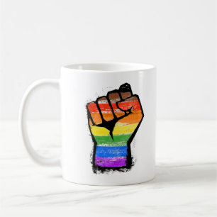 LGBTQ POC Philly Pride Fist Coffee Mug