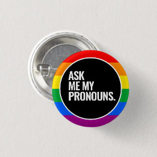 LGBTQ Pride 1 Inch Round Button