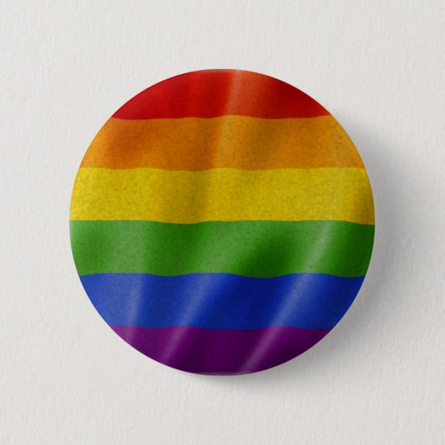 lgbtq pride 2 inch round button (Front)