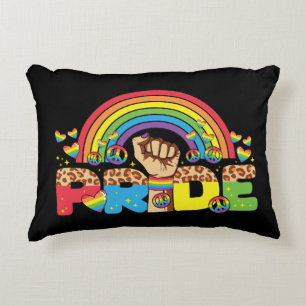 LGBTQ - Pride and Rainbow Accent Pillow