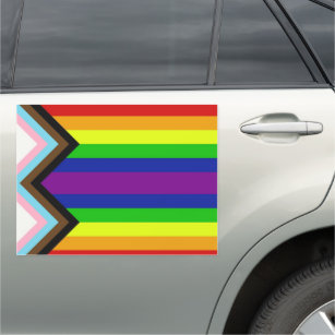 LGBTQ+ Pride Car Magnet