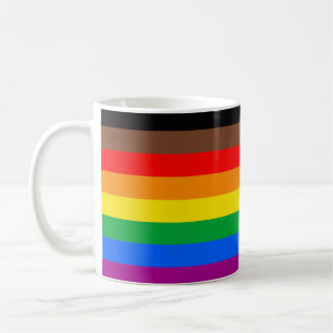 LGBTQ Pride Flag (8 Stripes) Coffee Mug