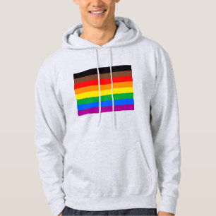LGBTQ Pride Flag (8 Stripes) Hoodie
