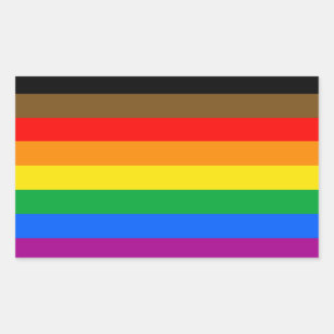 LGBTQ Pride Flag (8 Stripes) Sticker