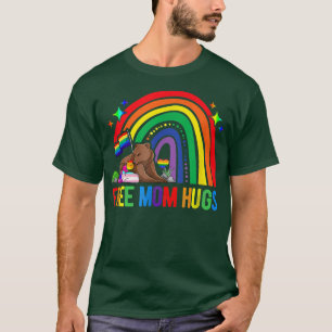 LGBTQ Pride Free Mom Hugs Mama Bear Gay Pride Mont T-Shirt